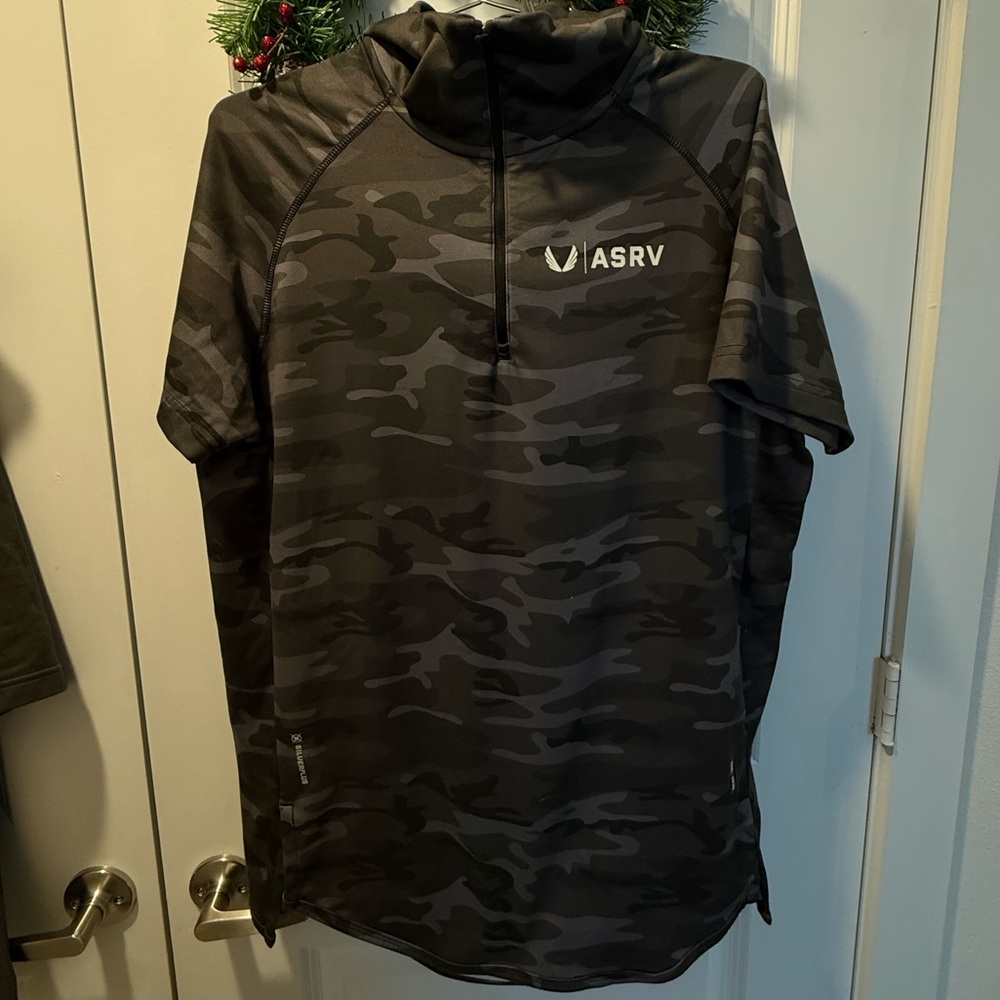ASRV Camouflage Short Sleeve Hoodie